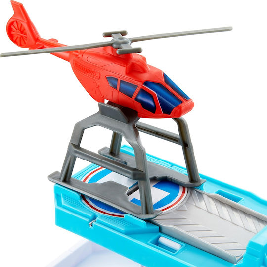 Matchbox Matchbox Helicopter Rescue Γκαράζ 1:64 για 3+ Ετών