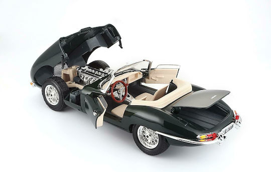 Bburago Car Jaguar E Cabrio 1961 Scale 1:18 For 3+ Years