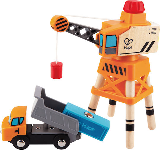 Hape Large Boom Crane for 3+ Years Old