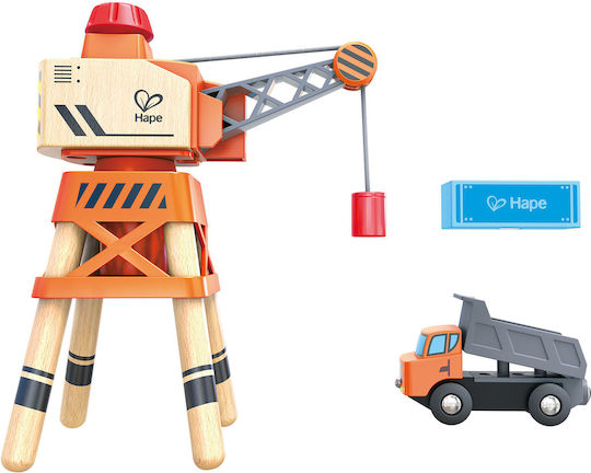 Hape Large Boom Crane for 3+ Years Old