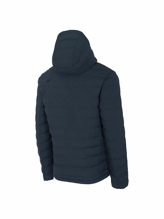 4F Men's Winter Puffer Jacket Navy Blue