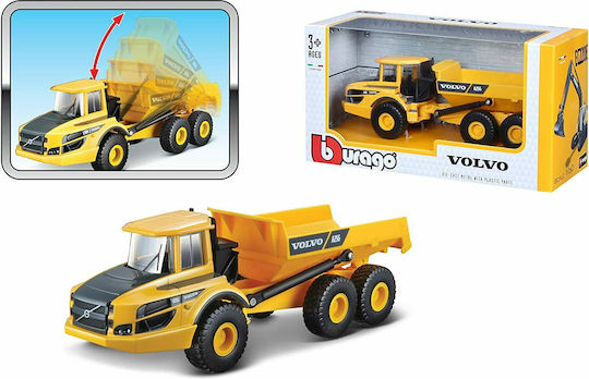 Bburago Construction Volvo A25G Φορτηγό 1:50 για 3+ Ετών