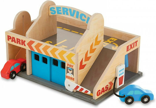 Melissa & Doug Сервизна Станция Паркинг Гараж