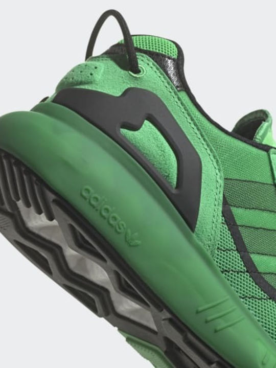 ZX 5K Boost Chunky Sneakers Semi Screaming Green / Screaming Green / Core Black