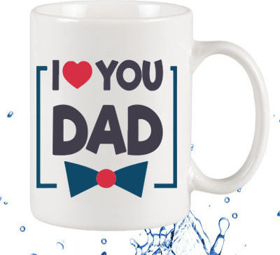 Fly Digital I Love You Dad Κούπα Κεραμική Λευκή Fly Digital I Love You Dad Κούπα Κεραμική Λευκή