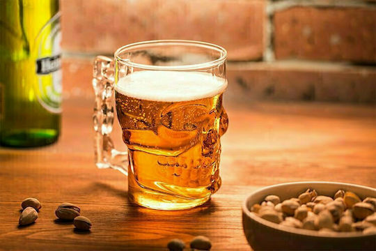 Gadget Master Glas Bier, μπίρας in Transparent Farbe 550ml 1Stück Gadget Master Glas Bier, μπίρας in Transparent Farbe 550ml 1Stück