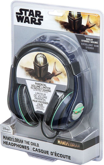eKids Star Wars The Child Ενσύρματα Παιδικά On Ear Ακουστικά Γκρι