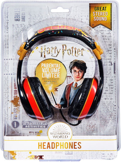 eKids Harry Potter Жични Over Ear Слушалки Черни