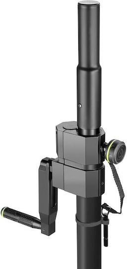 Gravity SP 2472 B Σωλήνας Σύνδεσης Ηχείων PA ύψους 102-164cm σε Μαύρο Χρώμα