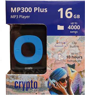Crypto MP300 Plus MP3 Player (32GB) Blue