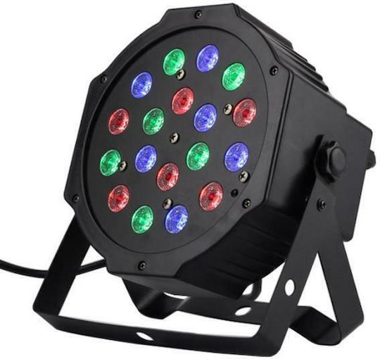 Φωτορυθμικό LED PAR DMX SL-002 FlatPAR RGB