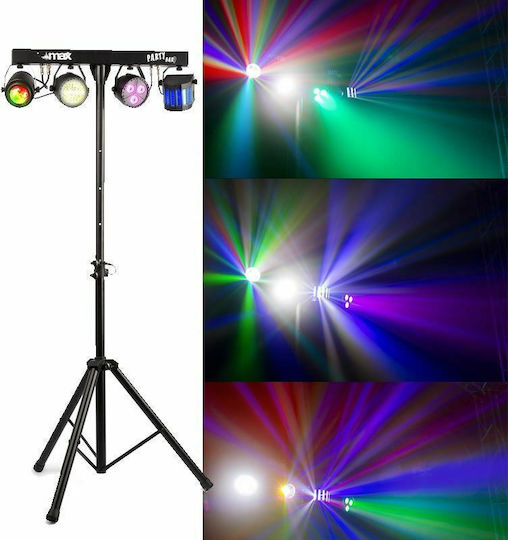 Max Audio Φωτορυθμικό LED PAR DMX PartyBar09 RGBW