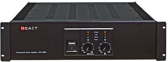 Koda KD-266A PA Power Amplifier 2 Channels 560W/4Ω 400W/8Ω Black