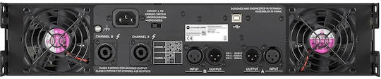 Dynacord L1800FD Τελικός Ενισχυτής PA 2 Καναλιών 850W/8Ω με Σύστημα Ψύξης