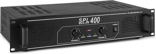 Skytec SPL 400 Τελικός Ενισχυτής PA 2 Καναλιών 200W/4Ω