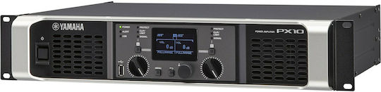 Yamaha PX10 Τελικός Ενισχυτής PA 2 Καναλιών 1200W/4Ω 1000W/8Ω PX-10