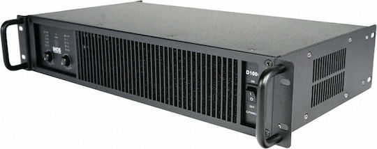 Ihos D-1000 PA Power Amplifier 2 Channels 900W/4Ω 450W/8Ω with Cooling System Black