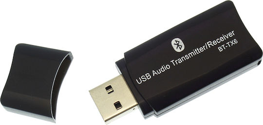 Forever BT-TX6 v5 Bluetooth 5.0 Receiver / Transmitter με θύρα εξόδου USB