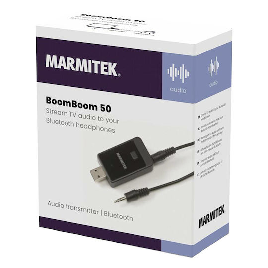 Marmitek BoomBoom 50 v3 Bluetooth 3.0 Receiver / Transmitter με θύρα εξόδου 3.5mm Jack