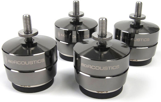 IsoAcoustics Gaia III Амортисьорни подложки Комплект от 4 броя Сребрист