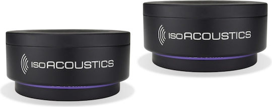 IsoAcoustics Iso-Puck 76 Shock Absorbing Mats 76mm Set of 2 Pieces Black