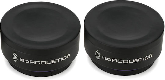IsoAcoustics Iso-Puck 76 Shock Absorbing Mats 76mm Set of 2 Pieces Black