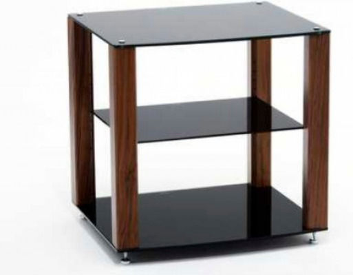 Custom Design Cuba 503 Hi-Fi Möbel Oak/Black Glass 59x52x48.5cm