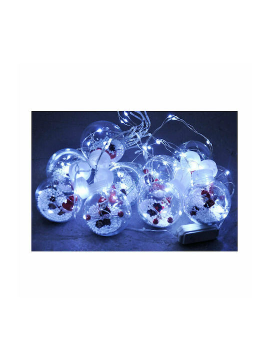 10 Λαμπάκια LED 3μ. RGB τύπου Κουρτίνα