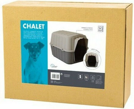M-Pets Hundehaus Kunststoff Außenbereich Gray 71.6x100.2x67cm