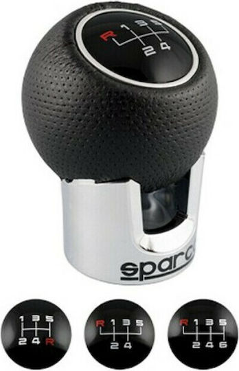 Sparco Πόμολο Ταχυτήτων Lazio Μαύρο