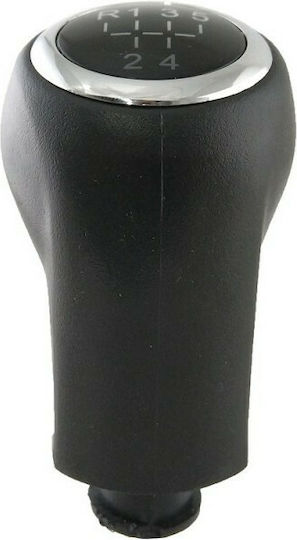 Carner Πόμολο Ταχυτήτων GK0912 για Opel Astra H / Corsa D / Zafira B 6 Ταχύτητες Μαρκέ Χρώμιο / Μαύρο