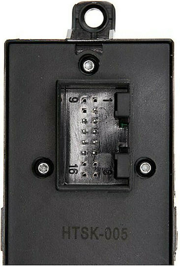 NTY Fensterheberschalter Auto für Skoda Fabia / Octavia / Hervorragend 9pin Schwarz