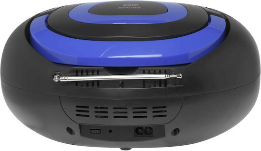 Denver Φορητό Ηχοσύστημα με Bluetooth / CD / USB / Ραδιόφωνο Μπλε