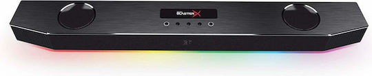 Creative Sound BlasterX Katana Ασύρματα Ηχεία Υπολογιστή 2.1 με RGB Φωτισμό και Bluetooth Ισχύος 75W Μαύρα