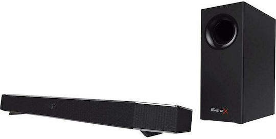 Creative Sound BlasterX Katana Ασύρματα Ηχεία Υπολογιστή 2.1 με RGB Φωτισμό και Bluetooth Ισχύος 75W Μαύρα