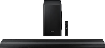 Samsung HW-Q70T Soundbar 330W 3.1.2 με Ασύρματο Subwoofer και Τηλεχειριστήριο Μαύρο