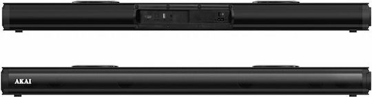 Akai Proffesional ASB-7WSW Soundbar 2.1 Bluetooth και HDMI 120W με Ασύρματο Subwoofer και Τηλεχειριστήριο Μαύρο
