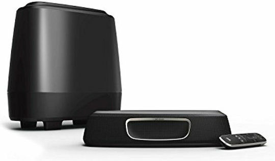 Polk Audio MagniFi Mini Soundbar 5.1 Bluetooth, HDMI și Wi-Fi 150W cu Telecomanda Negru