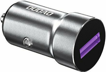 Dudao R4 Pro Auto-Ladegerät 22.5W 5A Schnellladung mit einem Anschluss: 1xUSB Gray Farbe