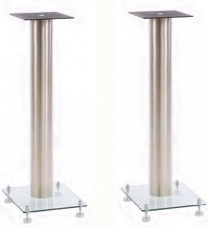 Custom Design Speaker Stands RS 300 61cm in Silver Color Mercury