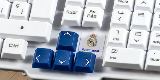 Mars Gaming MKRM Real Madrid Gaming-Tastatur mit RGB-Beleuchtung (Englisch US)