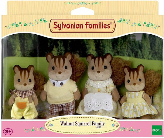 Epoch Toys Walnut Squirrel Family Sylvanian Families για 3+ Ετών 8εκ.