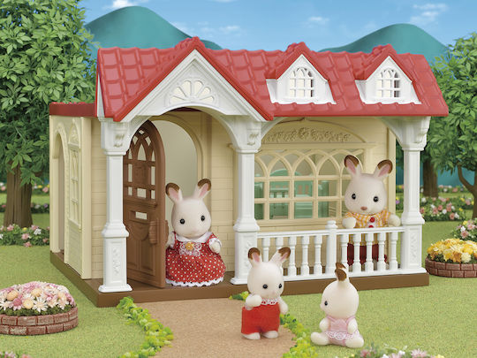 Epoch Toys Sweet Raspberry Home Familii Sylvanian pentru 3+ Ani 10 cm