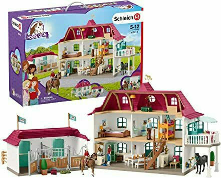 Schleich-S Miniature Toy Large Horse Stable with House and Stable for 5-12 Years Old