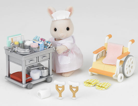 Epoch Toys Country Nurse Set Sylvanian Families for 3+ Years (Miscellaneous Designs)