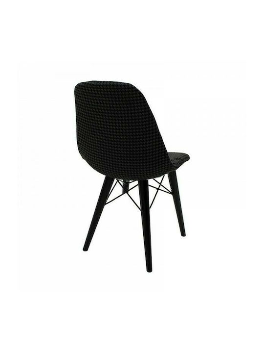 Delly Столички Трапезария Black Plaid 1бр 45x52x80бр