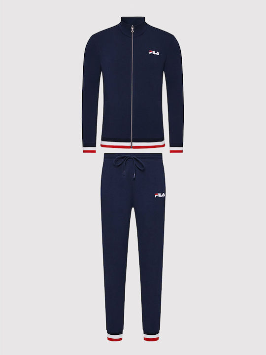 FILA Men's Winter Pajamas Set Blue