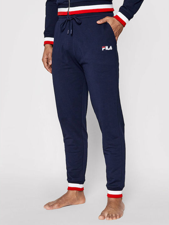FILA Men's Winter Pajamas Set Blue