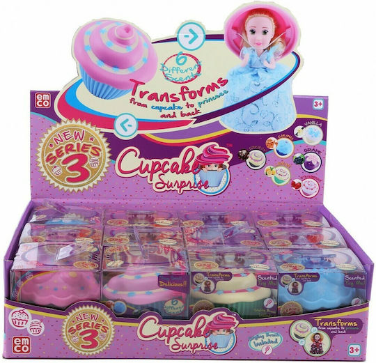 Just Toys Cup Cake Изненада За Принцеса Герои 3 Cupcake Изненада За 3+ Години (Различни Видове) 1 Бр