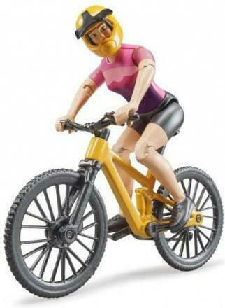 Bruder Mountain Bike with Female Cyclist